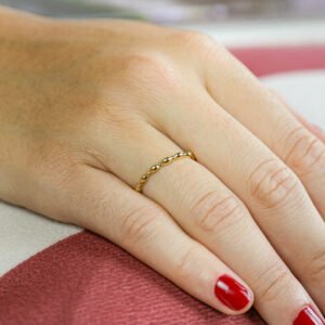 ANEL BOLINHAS DOURADO – N13