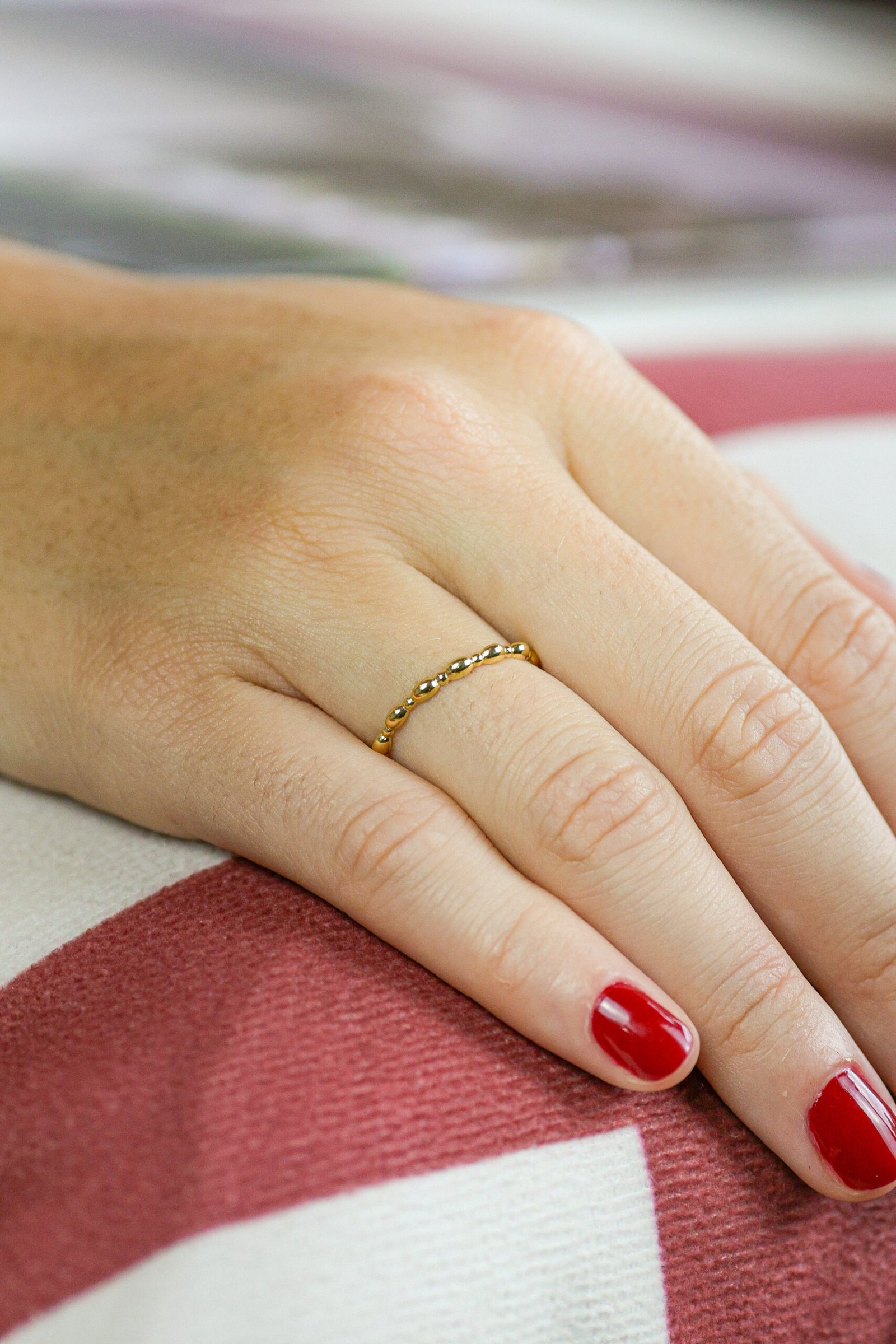 ANEL BOLINHAS DOURADO – N13