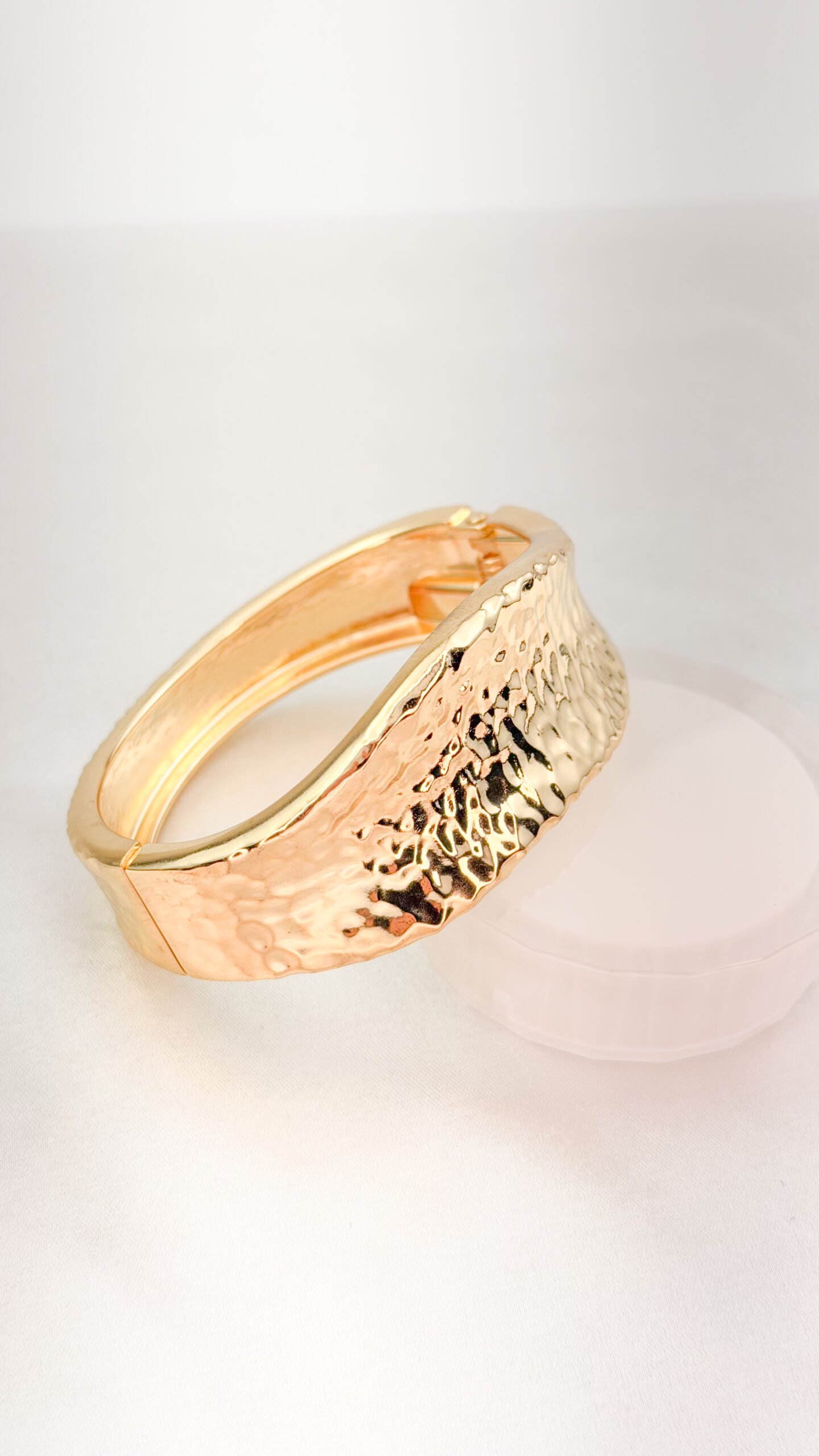 Bracelete Texturizado Banho Ouro 18k - Imagem 4