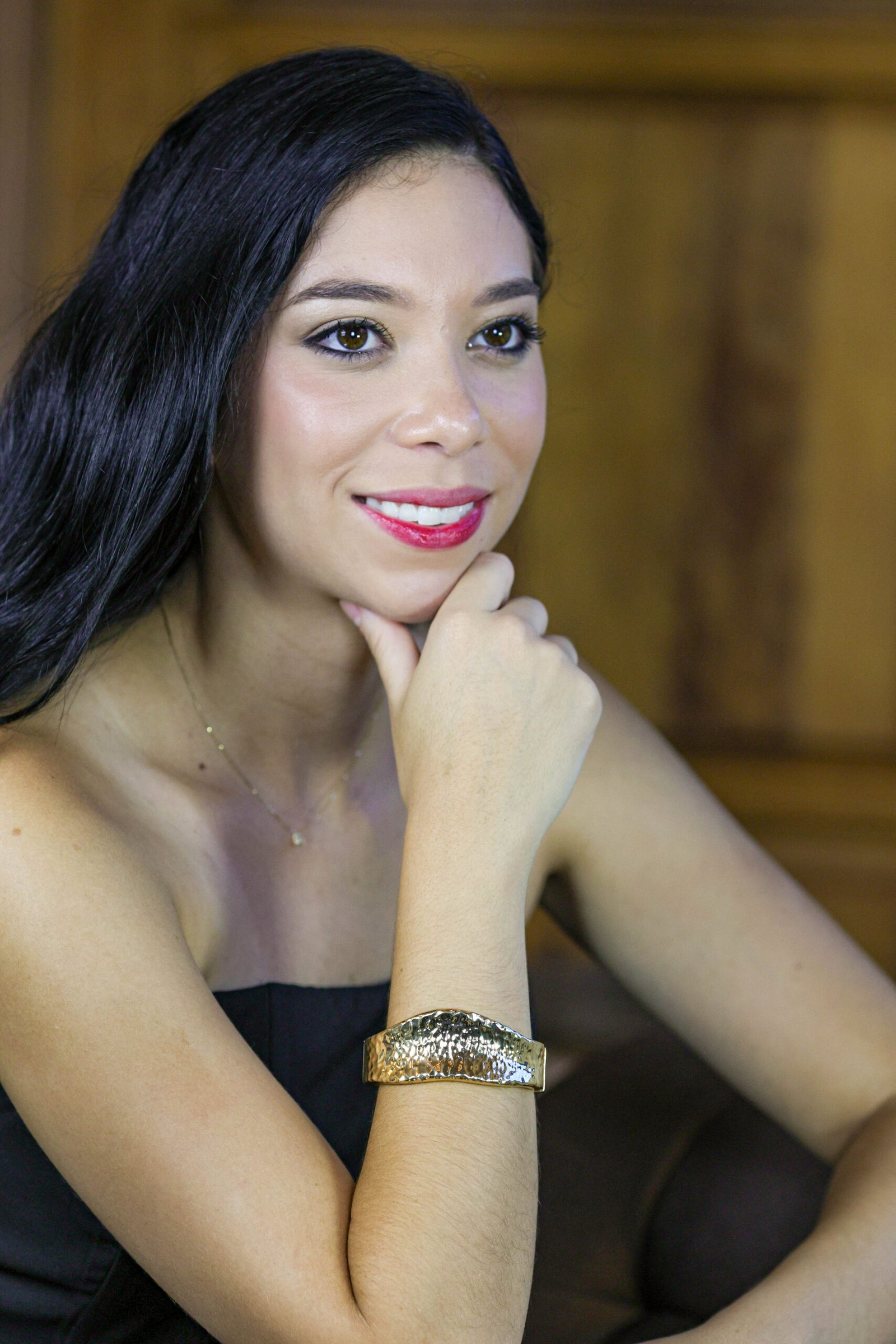 Bracelete Texturizado Banho Ouro 18k - Imagem 3