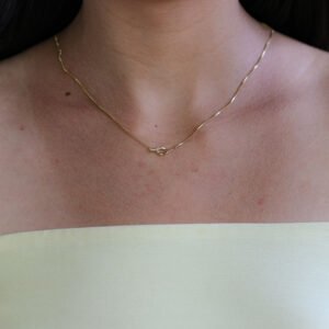 Colar Infinito em Banho Ouro 18k com Zircônias