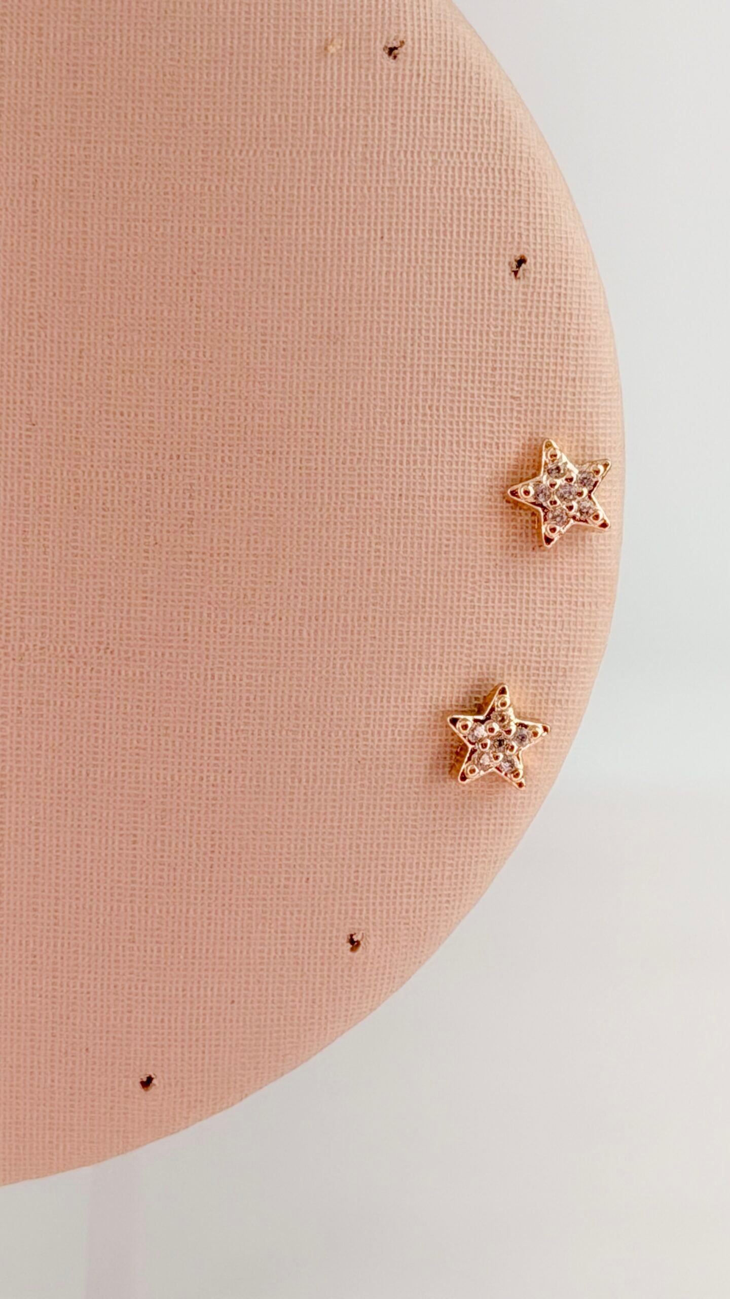 Duo de Brincos Estrela Cravejada Banho Ouro 18k - Imagem 3